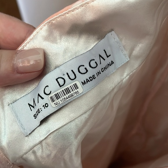 Mac Duggal Indy A-Line Chiffon Gown- 10 - Picture 9 of 10